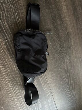 Black Sling Waist Bag